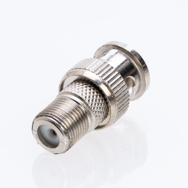 SATMAXIMUM Cctv4Less BNC Male Plug to F Female Jack Coax Adapter Connector for CCTV, DVR, and TV Applications - 20 Pack - Image 5